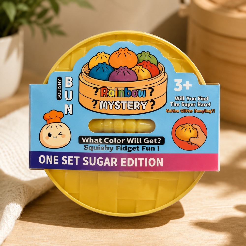 Squishy Bun Rainbow Mystery Dumpling Sugar Edition Sealed Rare Chase WY-103